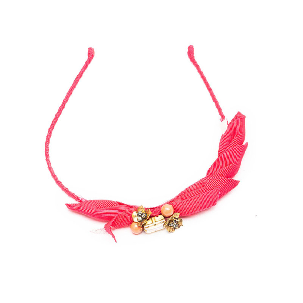 Jennifer Behr Hair Band Men Crimson